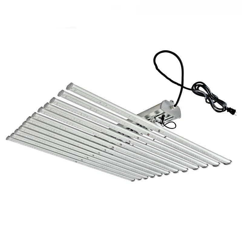Vegetative footprint 8x 8 led grow bars for Soil, hydroponic, aeroponic, or aquaponic systems