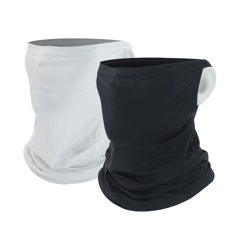 Sun Protection Scarf Ice Silk Face Cover Neck Tube Quick-drying Outdoor Fishing Cycling Neck Gaiter Custom