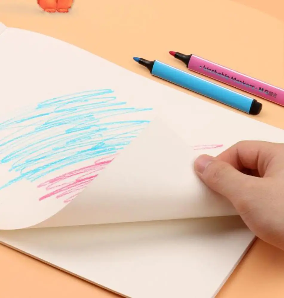 custom children drawing book tear-off kids drawing books