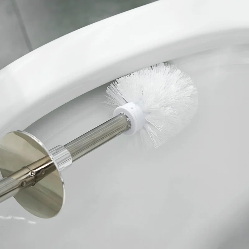 Factory selling high quality grey toilet brush 360 rotary disassembly Household Cleaning tools toilet brush
