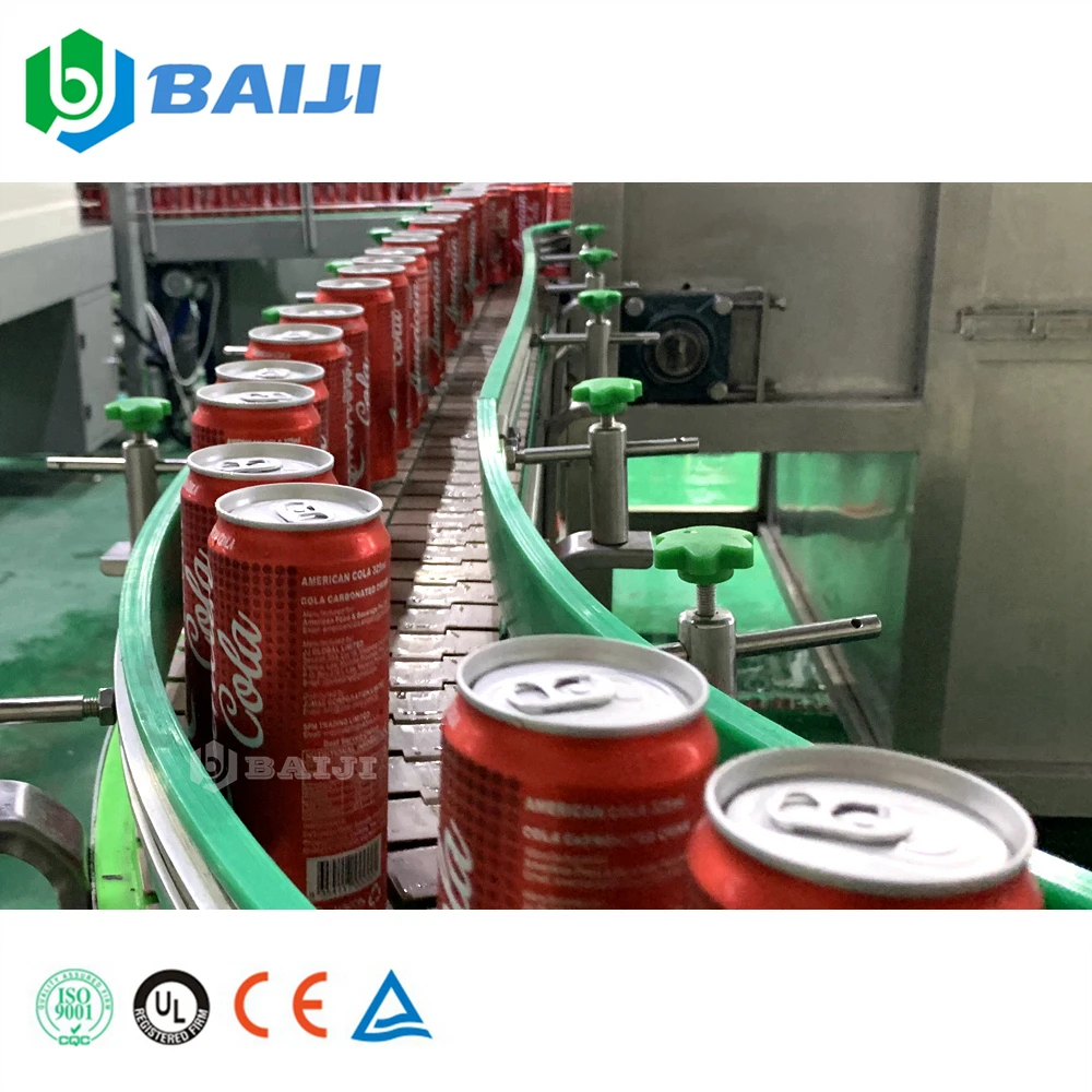 Automatic 330ml carbonated beverage aluminum can filling sealing machine production line soft drink canning equipment