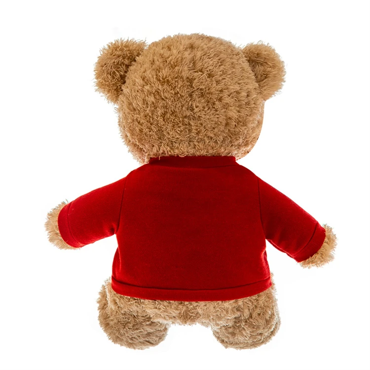 Beautiful cute golf teddy bear plush toy cartoon doll
