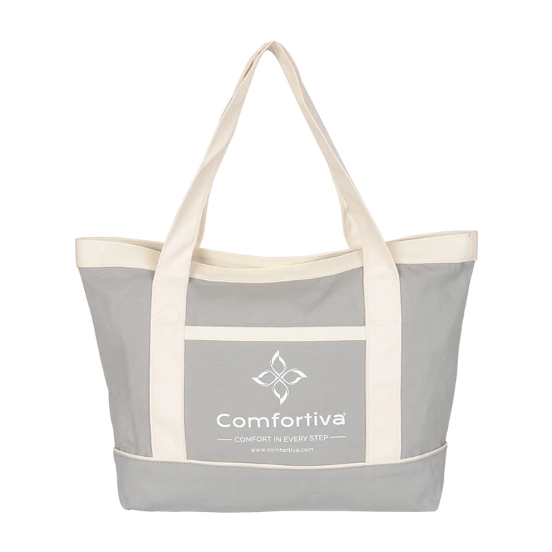 High King  Promotion Custom 16oz Cotton Shopping Bag Joint Heavy Duty Deluxe Canvas Tote Bag Reusable Shopping Bags