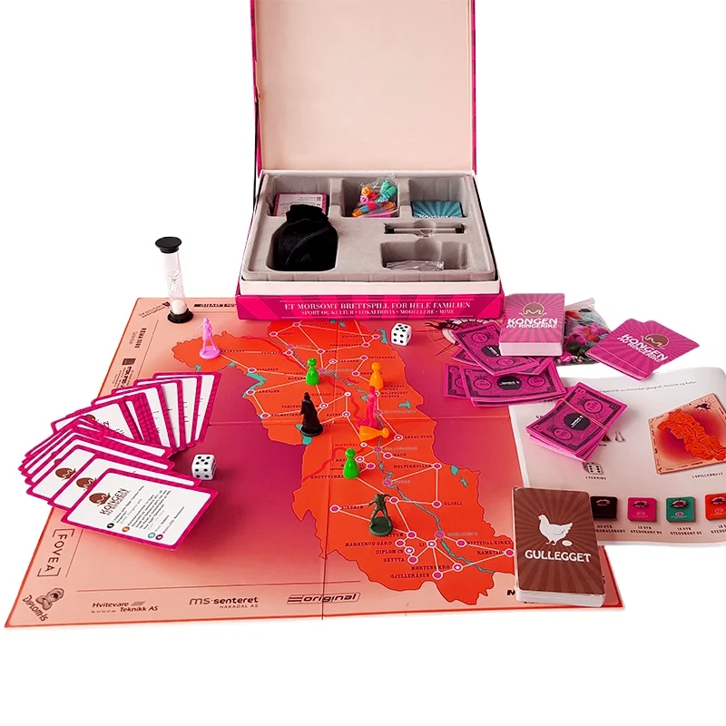 Free samples  custom Wholesale  educational board games personalized adults ludo board game