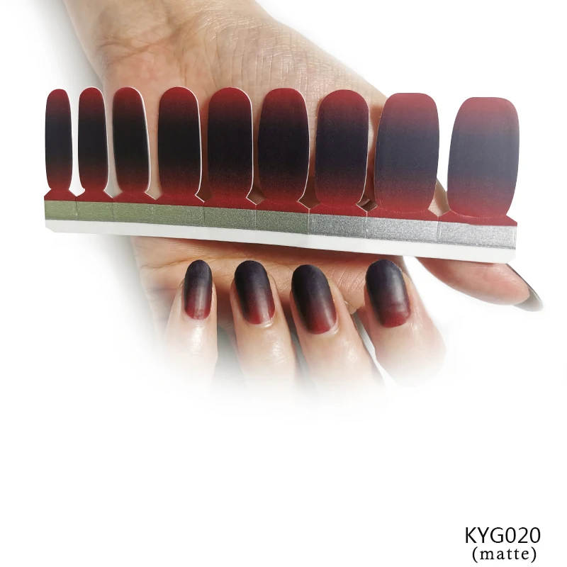 KIKILEE matte 100% real Nail polish wraps for buying online