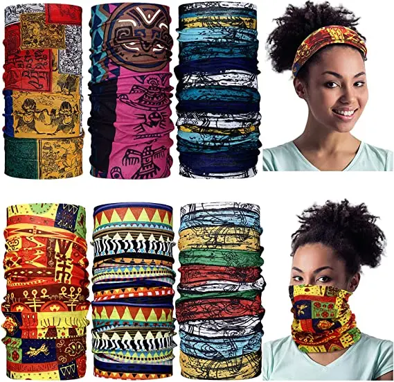 BSBH Wholesale Bandana Design Your Own Logo Bandanas Neck Gaiter Sublimation Printing Tube Seamless Custom Bandana With Logo