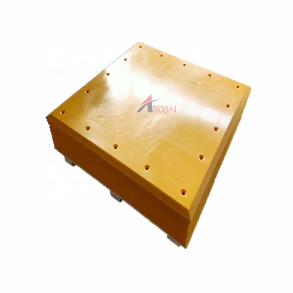 uhmw pe fender wharf HDPE board, dock impact resistance plastic sheets
