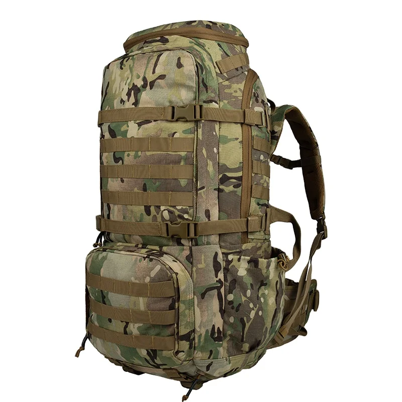 Большой емкости износостойкий дышащий тактический рюкзак для кемпинга походов альпинизма