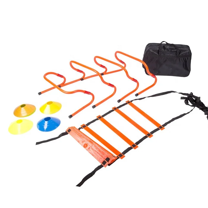 Wholesale Agility Ladder Soccer Football Training Equipment Set For Youth with carry bag