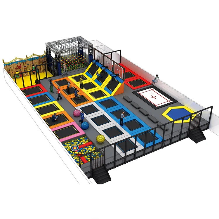 gymnastics fitness interactive kids soft play ball pits indoor playground bungee jumping trampoline