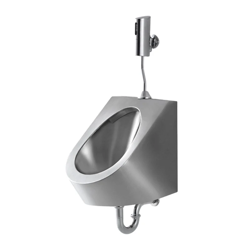 JINGJIANG-Custom colored stainless steel wall hanging urinal public toilet sensor water urinal