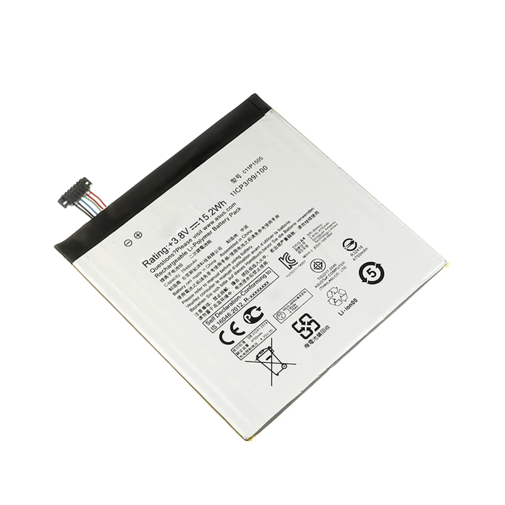 Cheap price laptop battery C11P1505/C11P1510 3.8V 15.2WH for Asus Z380KL Z380C P022 P024/ZenPad S 8.0 Z580CA 3.8V  best quality