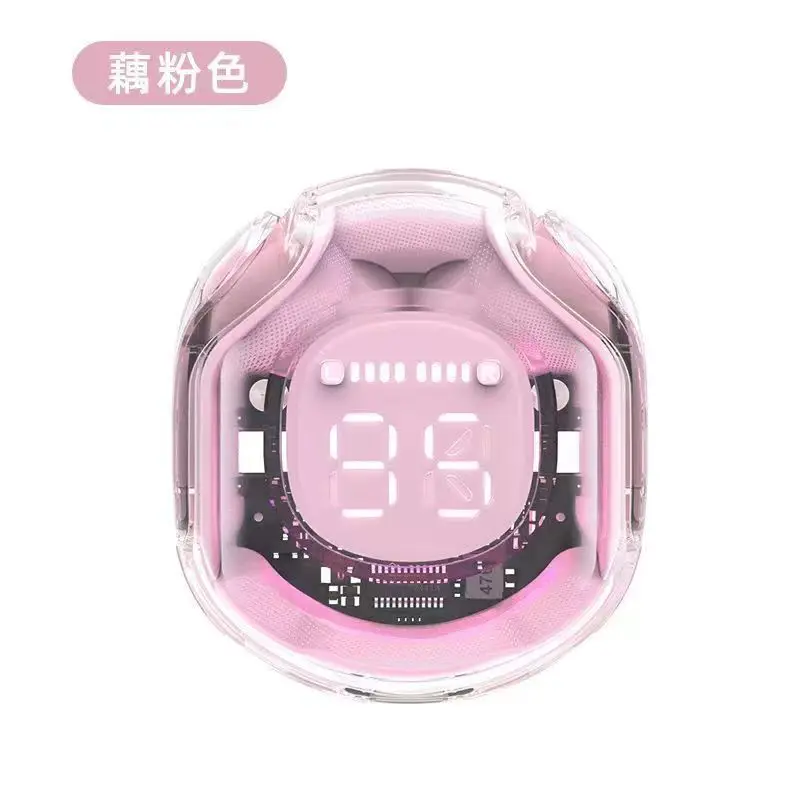 Transparent Crystal Active Noise-Cancellation Audifono Auriculare Wireless Headphone