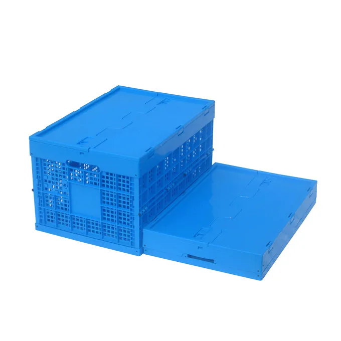 HUADING Wholesale Cheap Stackable Foldable 600*400*270 Plastic Crates for Storage Vegetables