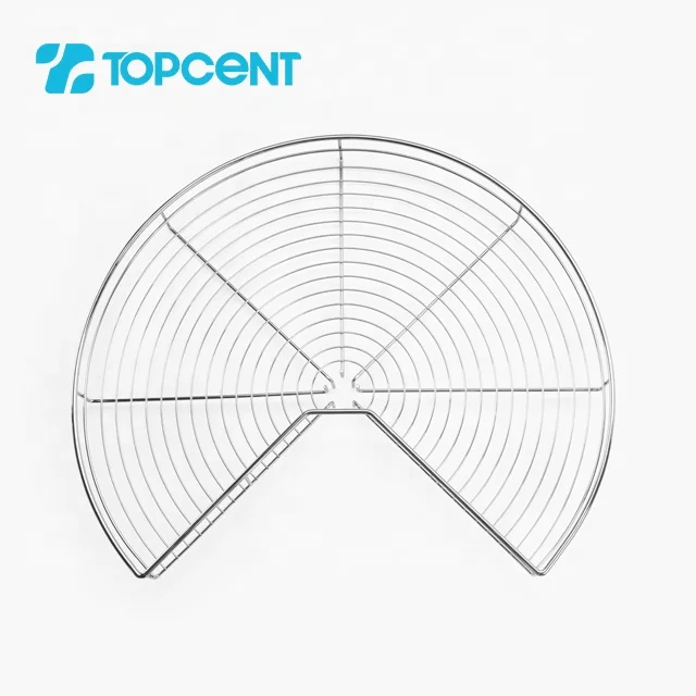 3/4 круглая корзина TOPCENT Волшебный уголок для кухонного шкафа