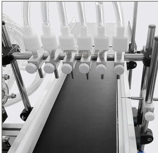 LT-DTPP6  6 Head Vaccine Ampoule Pharma Vryo Vial Bottle Peristaltic Pump Filling Machine With Conveyor