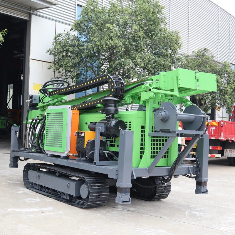 200m Mine Drilling Rig Borehole Water Well Surface Drilling Rig 600m Water Well Crawler Hydraulic Portable Drilling Rig Machine