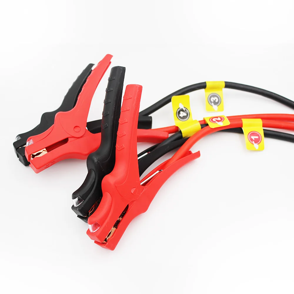 400A 16mm^2 Clamp Emergency Car Booster Cable Battery Powered Jumper Cable