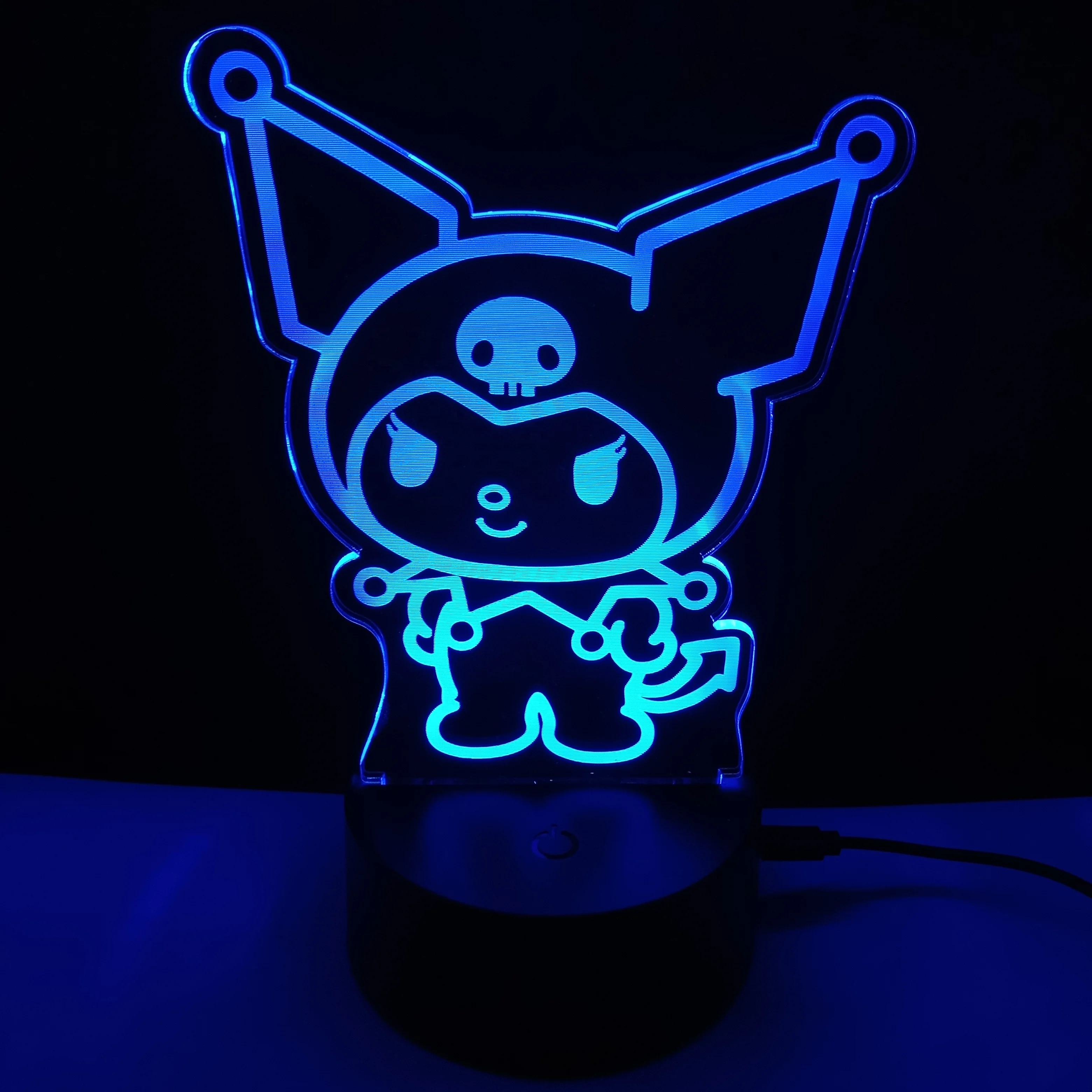 Kids Room Decoration 3D Lamp G 3D Name Lamp Anime Building Movie Designs 3D Night Lamp Anime