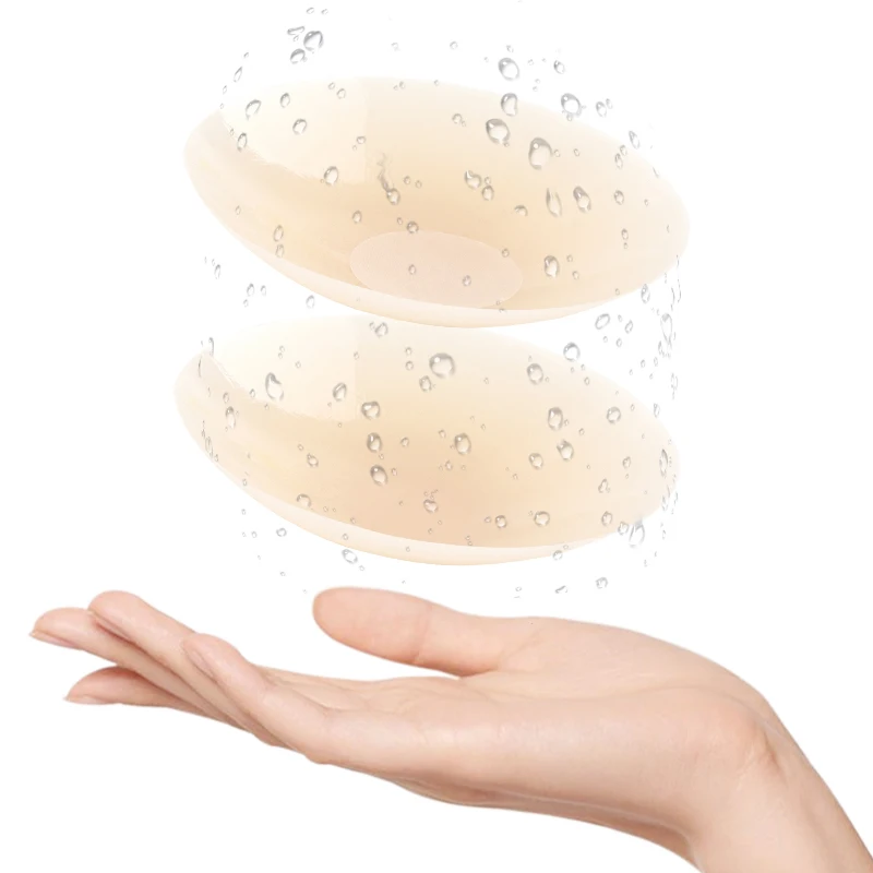 Best Size World Thinnest Reusable Adhesive Invisible Nude Nippleless Covers