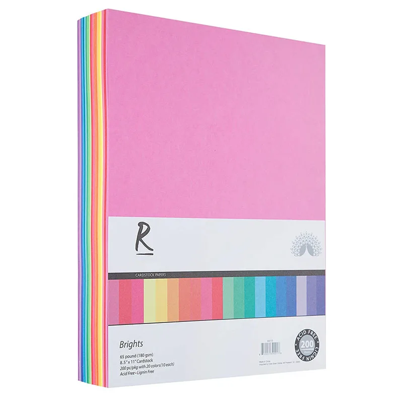 
high quality a3 colorful glitter printed paper sheet cardstock paper 