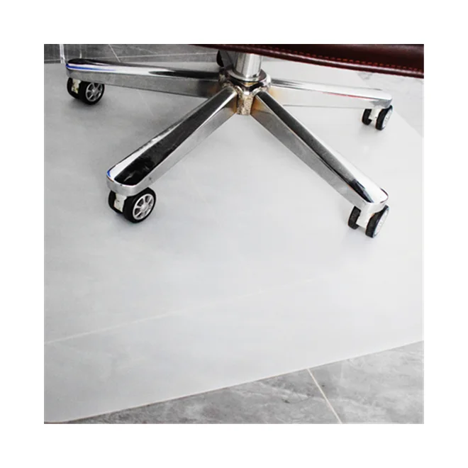 Polyethylene chair Rug Anti slip Mat Splat mat for under high seat Translucent Chair Mat for office