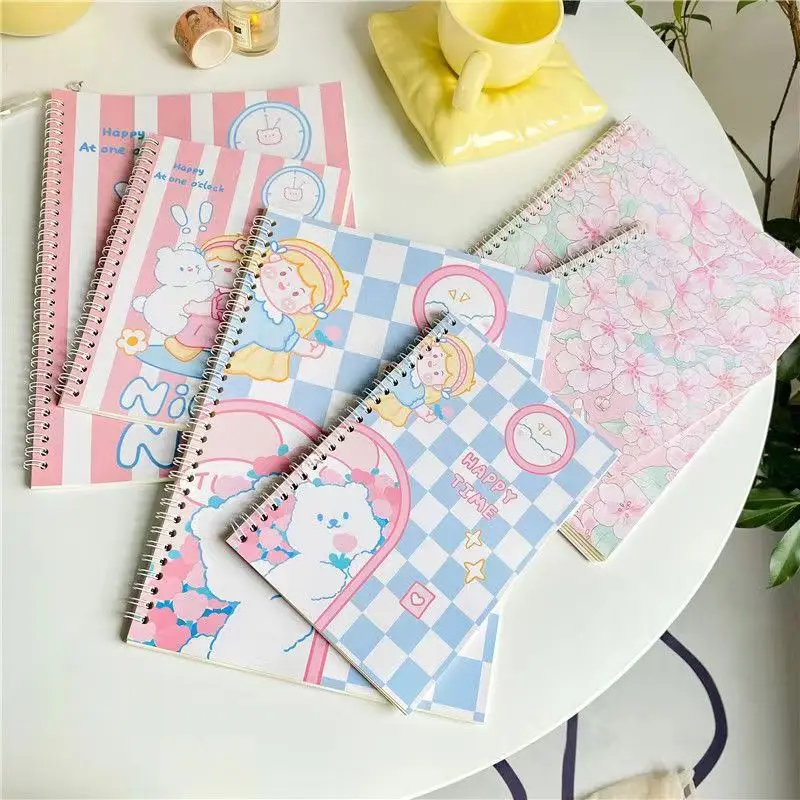 full color spiral release paper sticker sticker book printing