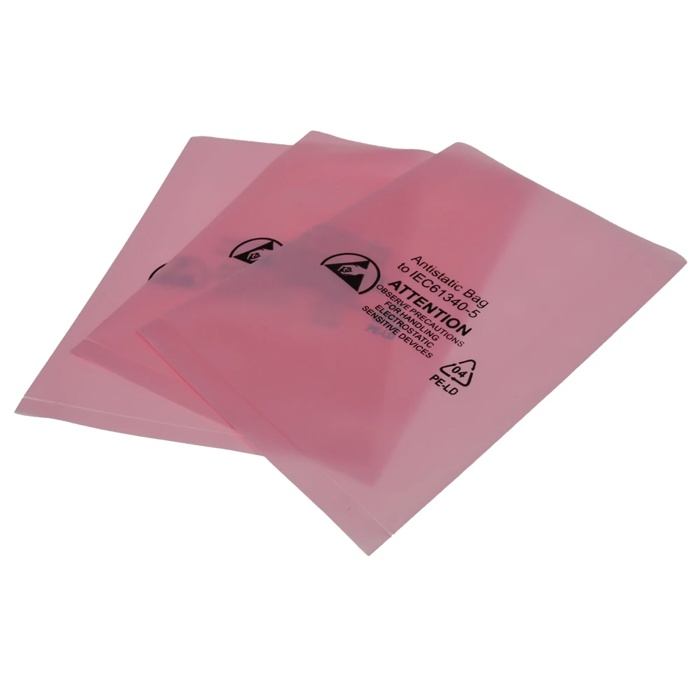 Antistatic Clear Zip Lock Anti Static Plastic ESD PE Bag