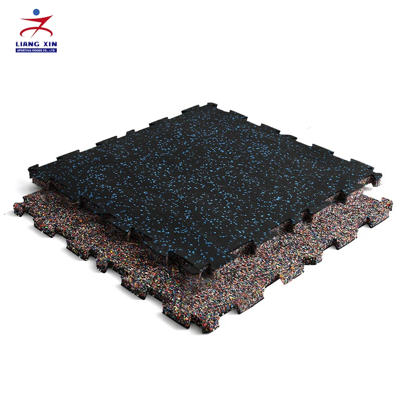 Factory high quality Non-toxic gym floor rubber mats No smell Eco friendly rubber mat for gym crossfit area Recycled gym mat