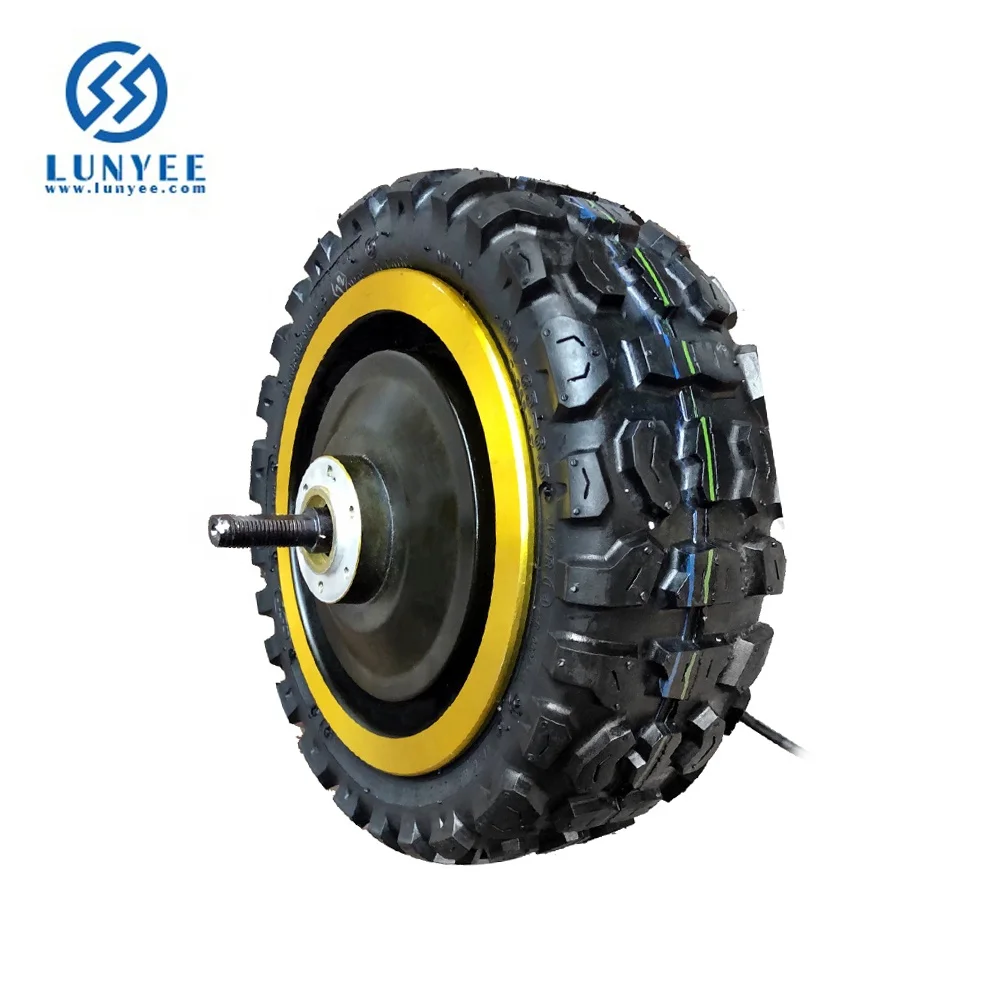 60V 3000W Gold color 65km/h 11inch Scooter hub Motor