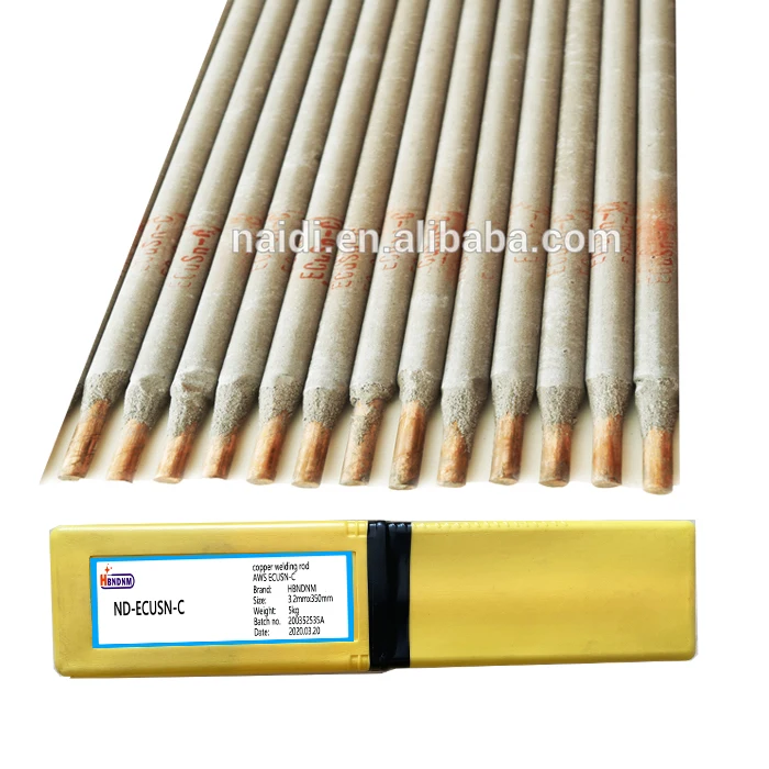 Cheap Copper Brazing Alloy Tin phosphor bronze welding electrode GB ECuSnB / aws ECuSn-C