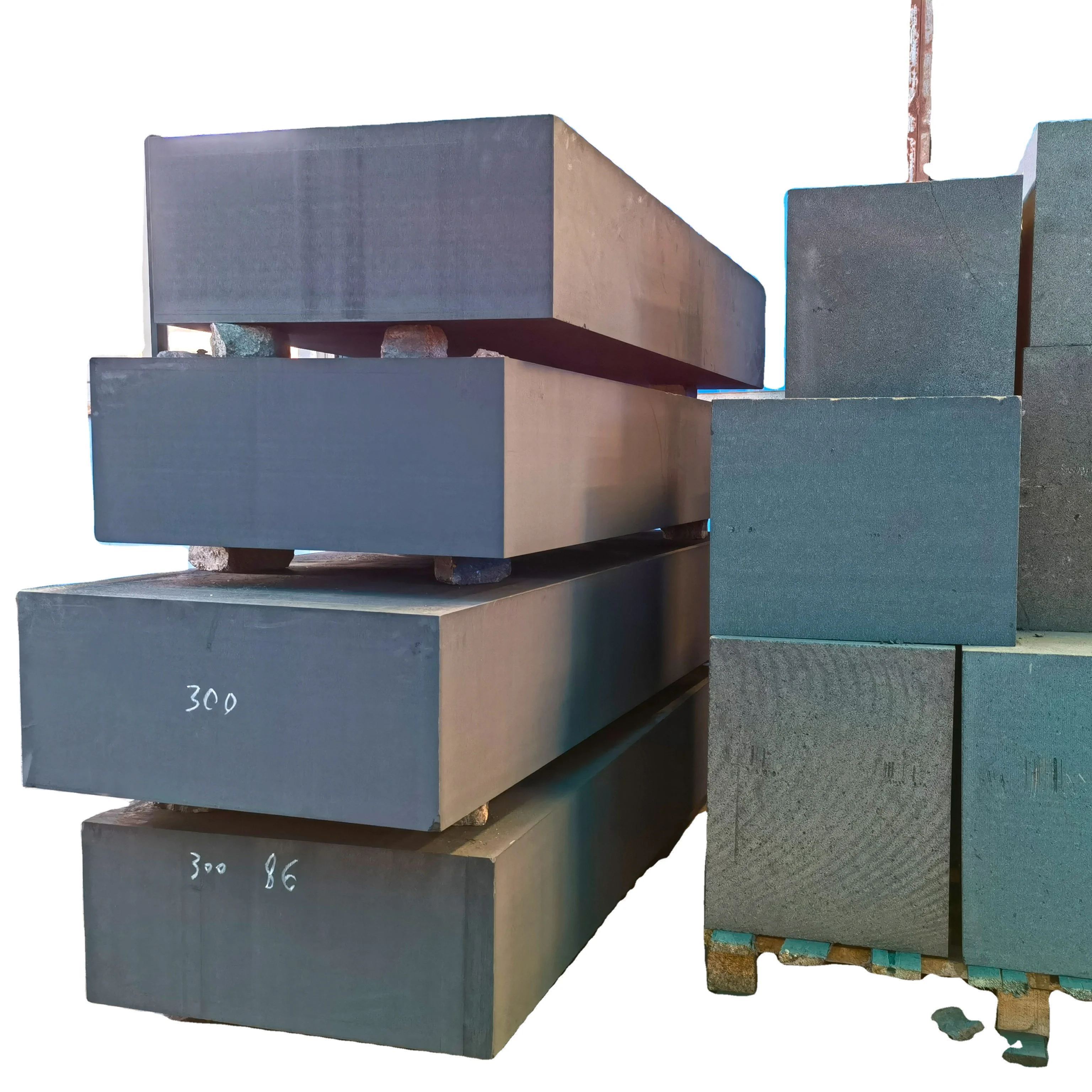 2000*700*300 mm High Density Big Size Isostatic Graphite Block