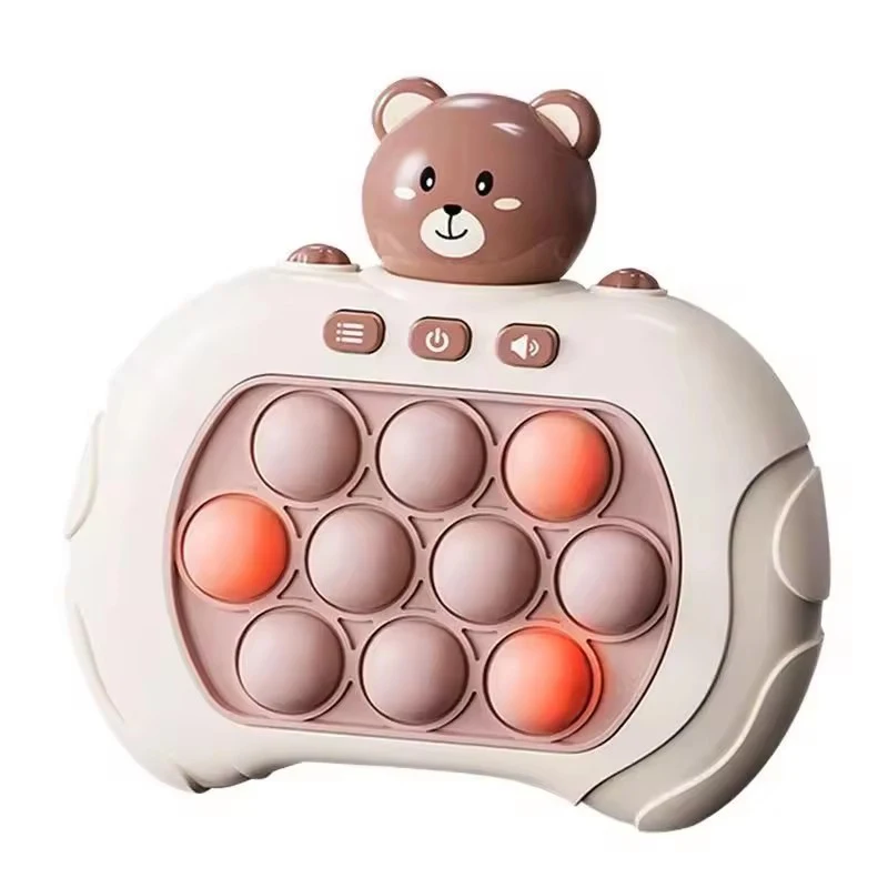 Быстрый толчок пузырь соревновательная игровая консоль серии fidget Игрушка скорость всплывает электронный поп-игра-головоломка для детей