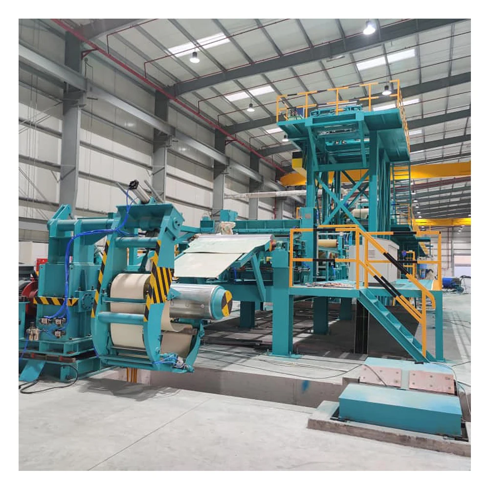 Steel color coating line with bright colorful coated equipment for sale