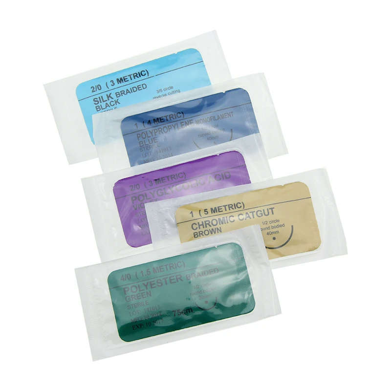 BD004 ZOGEAR sterile suture surgical needles with thread