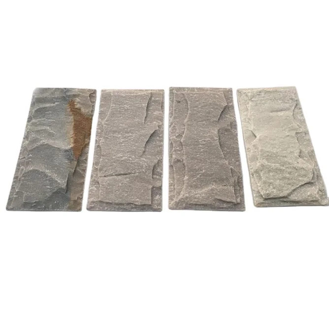 cheap mushroom natural raised stone with split surface for outdoor exterior outside wall cladding tiles and floor paving