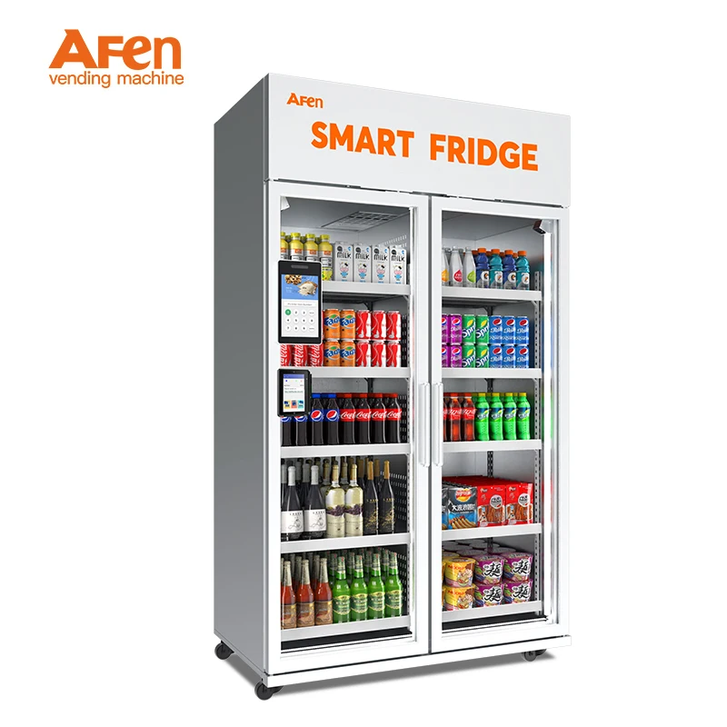 AFEN Smart Fridge Fresh Food Vending Machine Healthy Vending Machine Automatic Cooling
