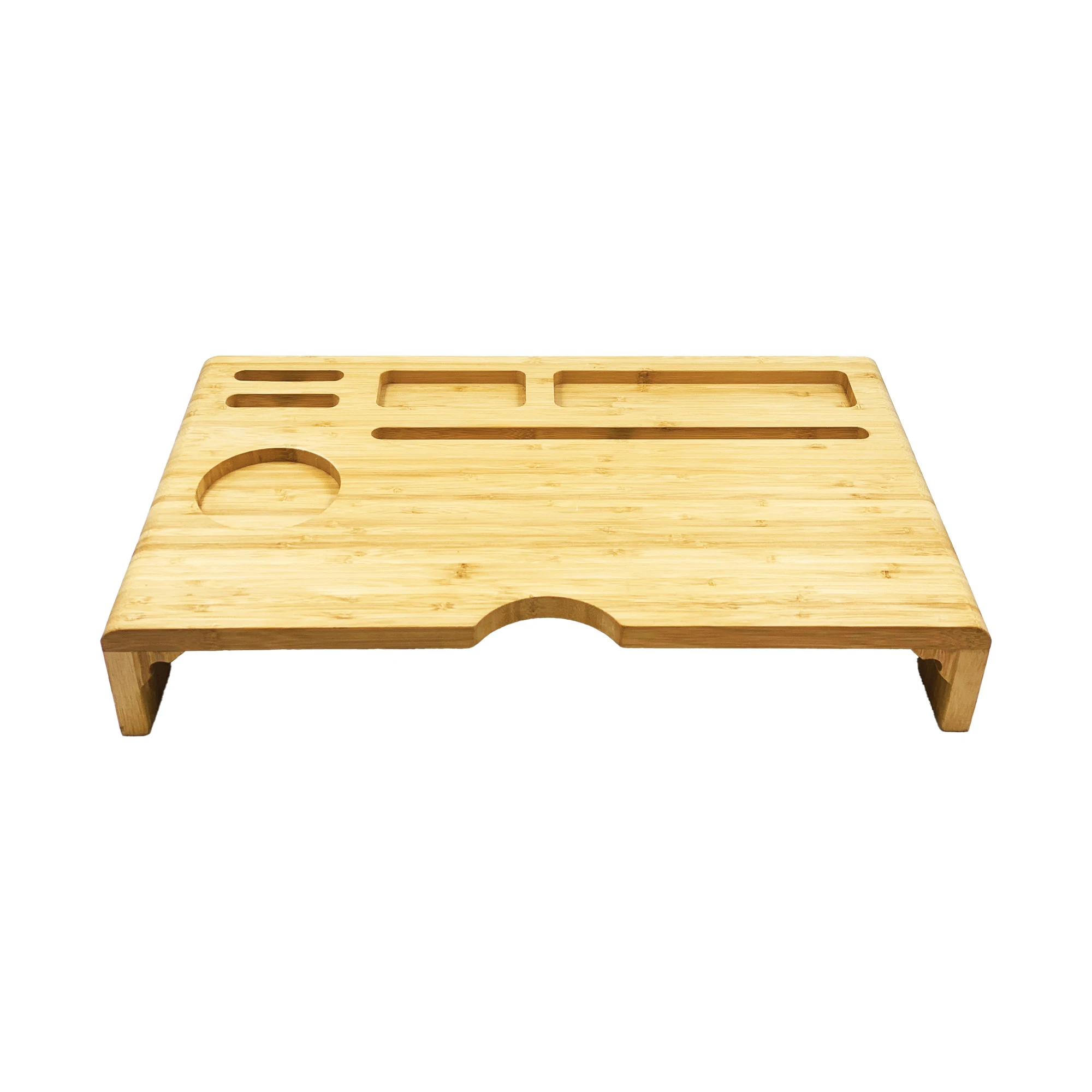 2024 Sell-hot Stand Desktop Shelf Organizer Keyboard Storage Bamboo Computer Monitor Stand