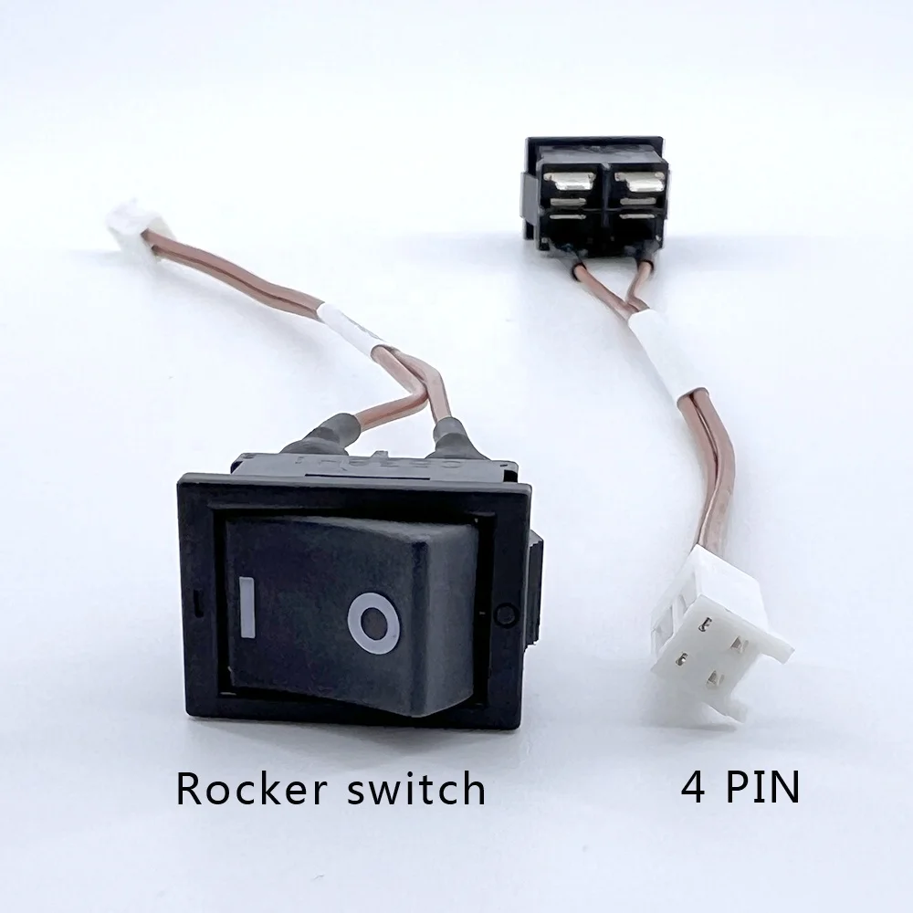 Custom Dc 10A 250Vac 15A 125Vac 250V T85 25A Mini On Off 2 3 4 Pin 4Pin Termicals Toggle Rocker Button Switch Wired Wiring Cable