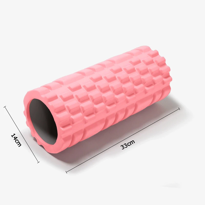 Gym cork fitness massage yoga wheel roller column paint foam roller