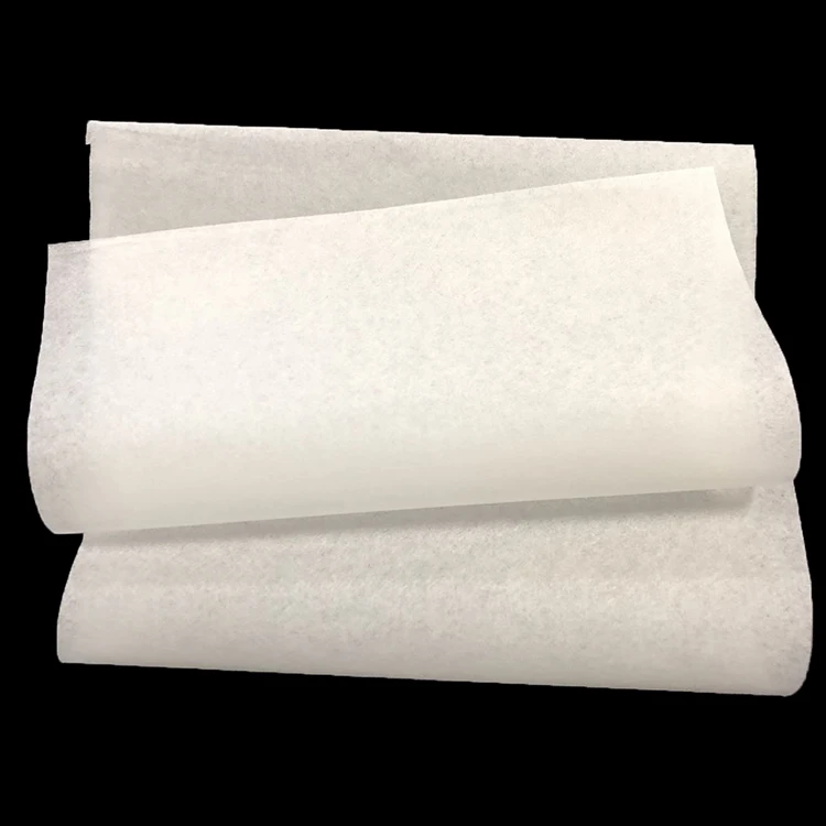 easy tear apart  woodpulp and PET mixed Nonwoven fabric for making surgical tape
