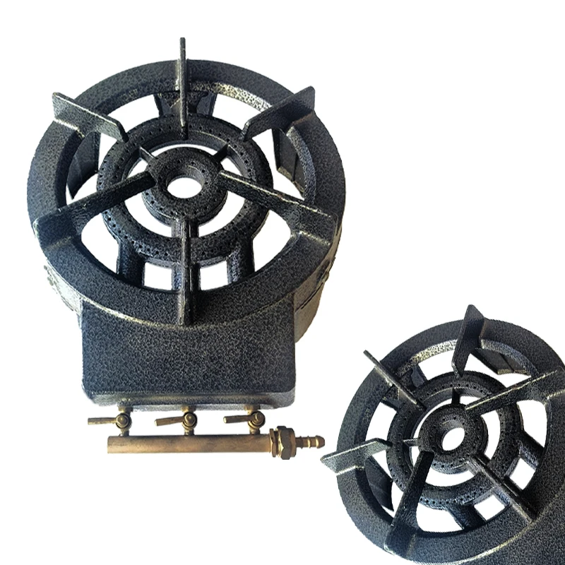 Safety Burner Gas Stove Cast Iron Burner Fire Stove High Pressure Gas Burner For Camping Cooking  Restaurant Commercial