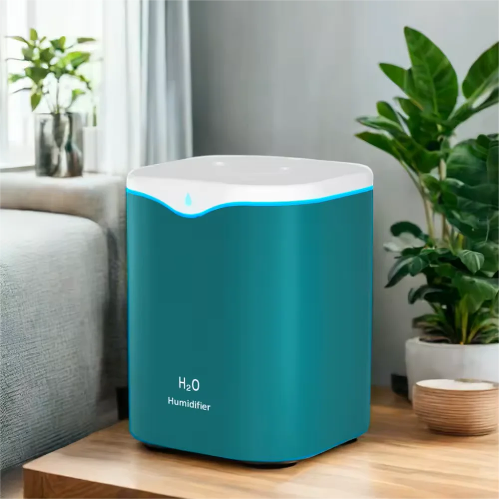 Top Selling Double Spray 2L Large Capacity Silent Ultrasonic USB H2o Portable Humidifier Suitable for Household