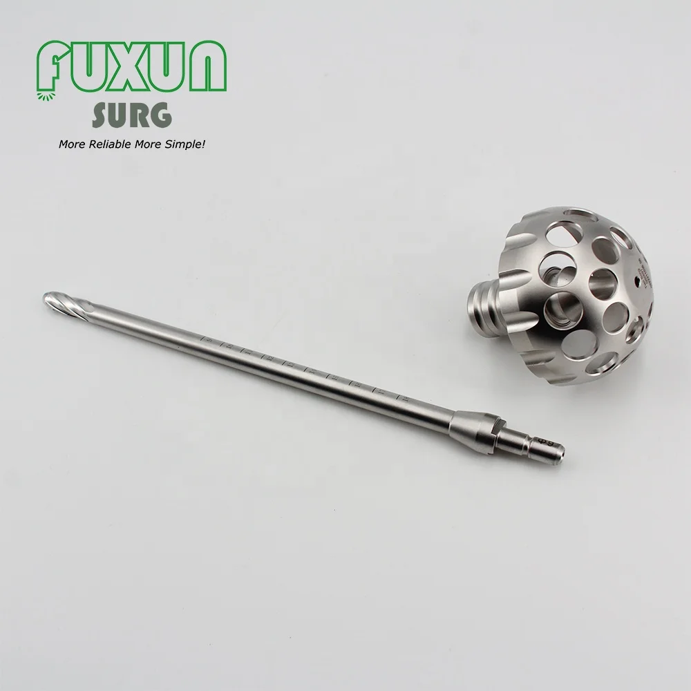 Orthopedics Medical Transforaminal Endoscopic Spine Surgy System Instruments Manual Surgical Safe Bone Drill with Ball Handle