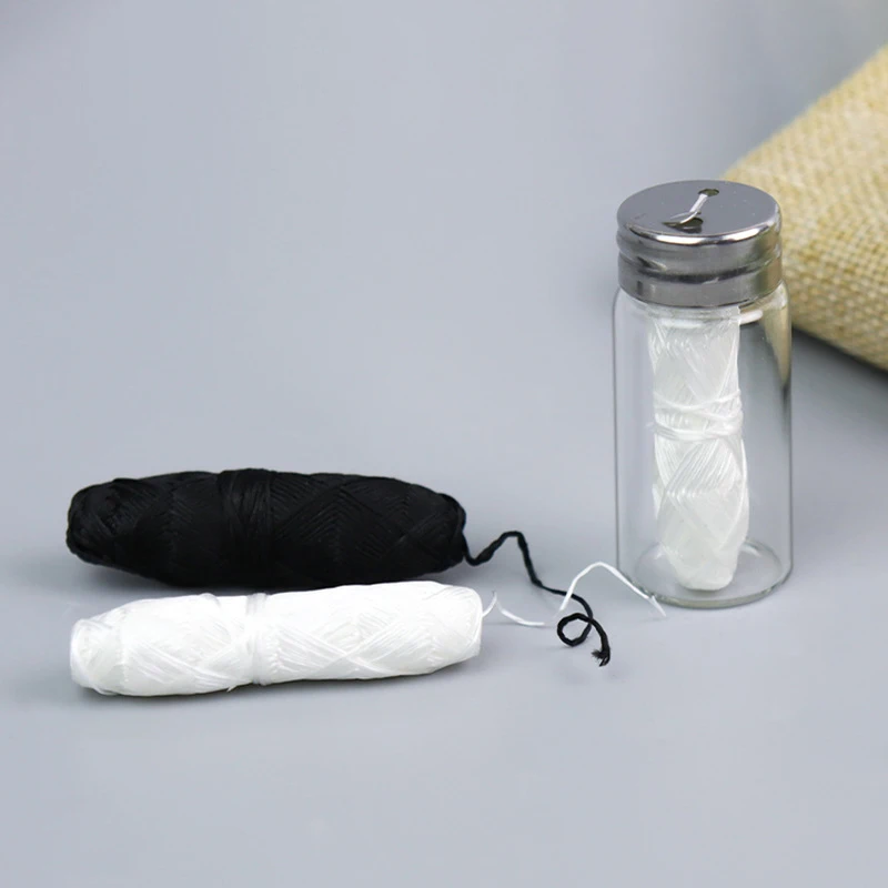 100% Biodegradable Natural Silk Dental Floss 30m Mint Flavor with Waxed Feature for Eco-Friendly Oral Care