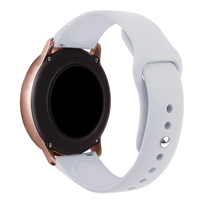 
Silicone Adjustable Wrist Strap Wristband Custom Logo For Samsung Galaxy Gear S3 Active 1/2 Frontier Watch 20mm 46mm 42mm S3 S2 