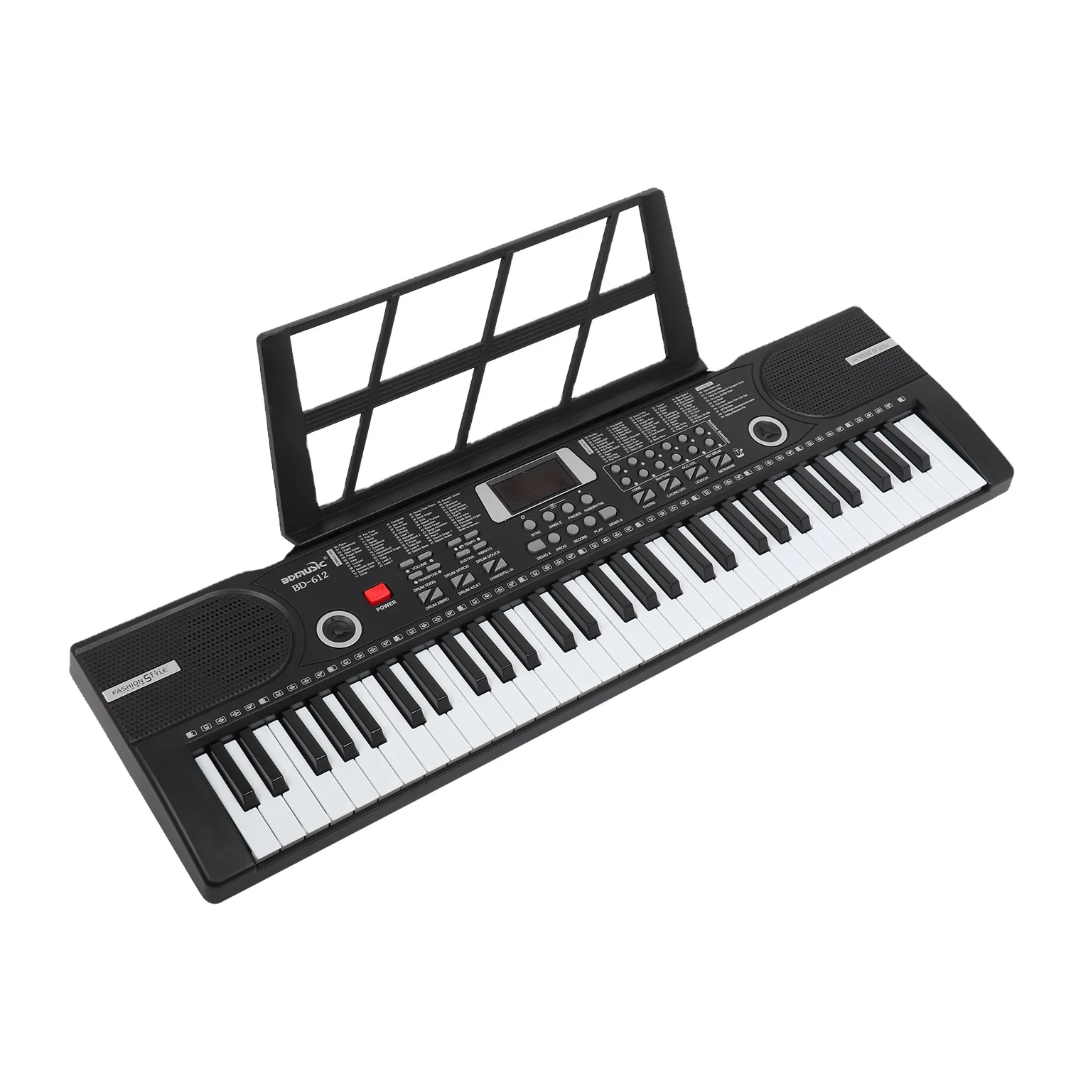 61 Keys Electronic Chord Keyboard Electronic Piano Instrument Fingered Electronic Organ Music Keyboard Kids Toy