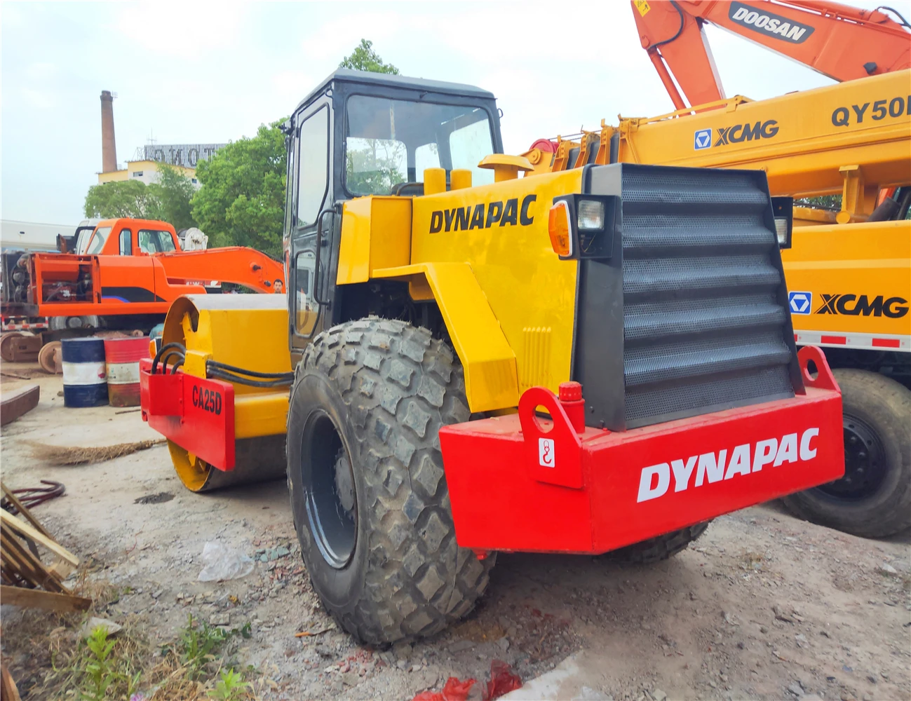Подержанный ролик катушки Dynapac CA25D CA30D CA251D для продажи с хорошей производительностью и хорошим