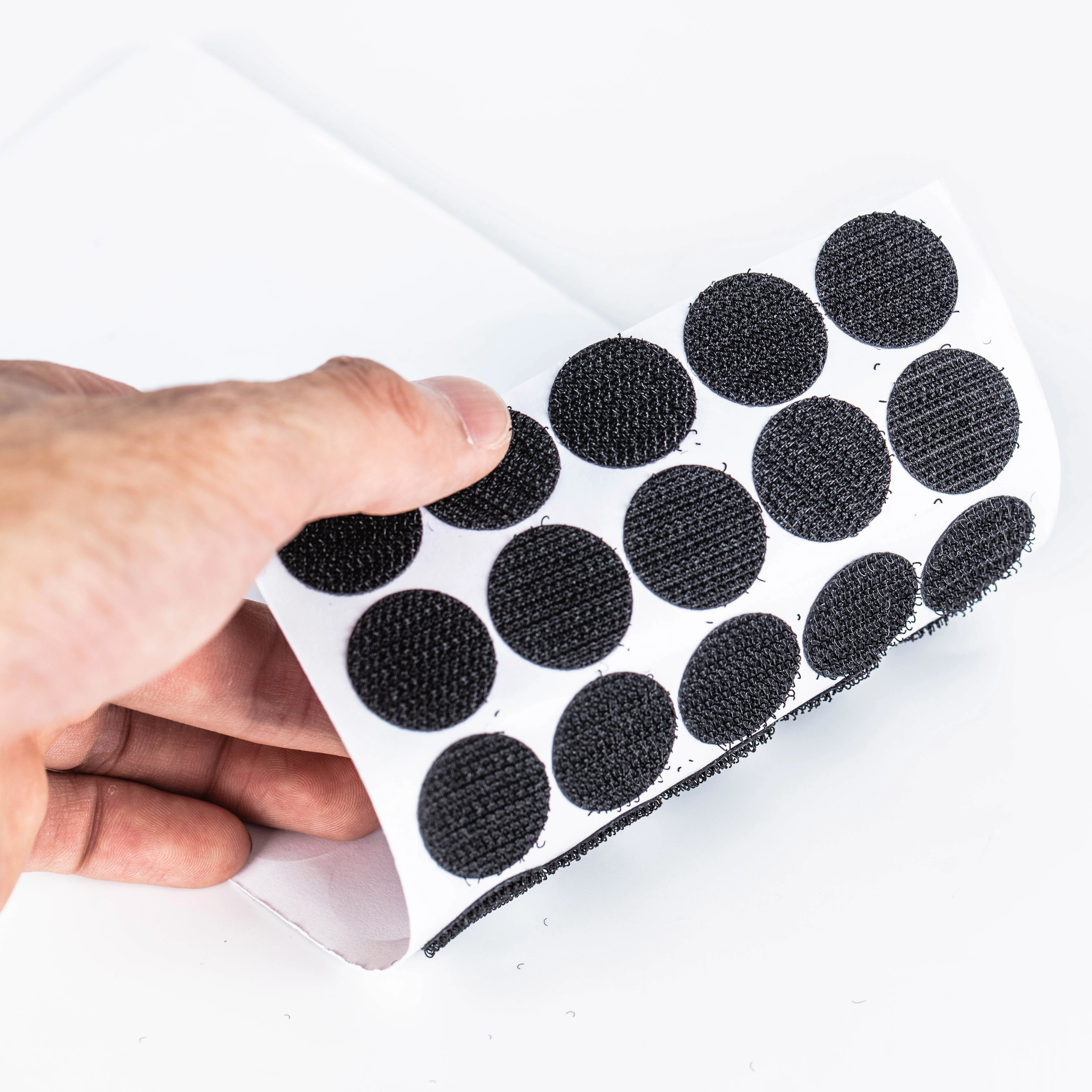 Высокопрочная клейкая опорная штамповка крюк и петля патчи застежка нейлоновый самоклеющийся крюк и петля точка