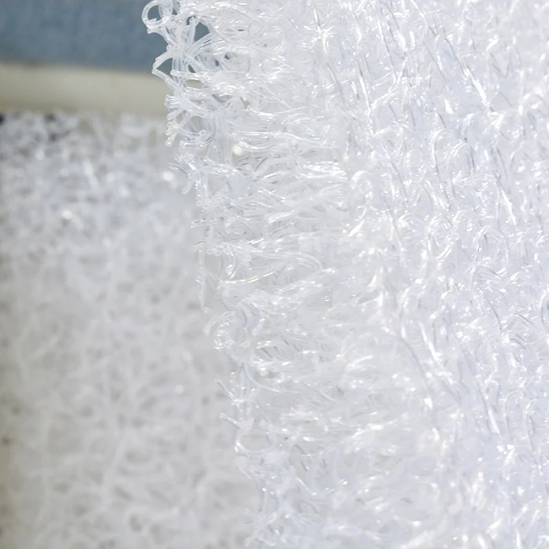 China Luxury White Hotel High Polymer Material Spring Bedding Mattress Quilting Polyethylene Fiber Core